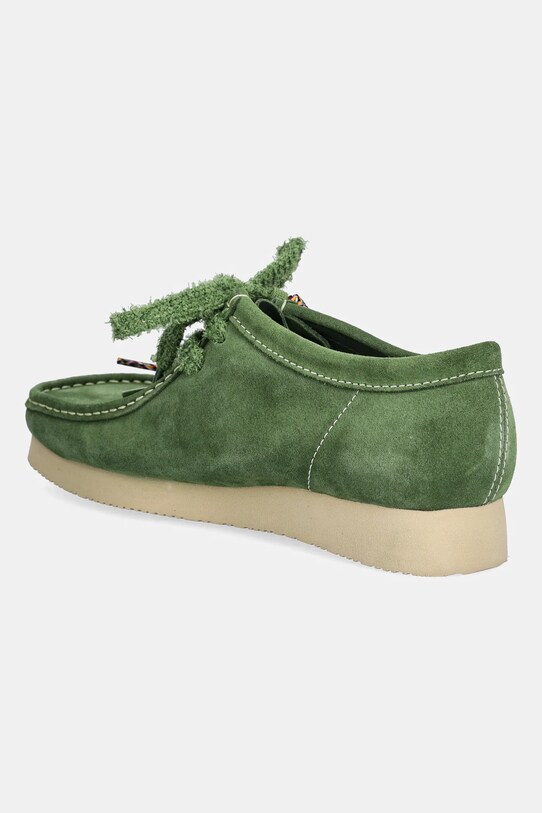 Scarpe Clarks Originals scarpe in camoscio Wallabee 2604 26182222 verde