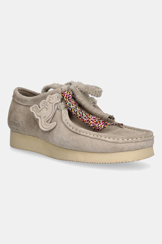 Clarks Originals półbuty zamszowe Wallabee 2604 skóra zamszowa beżowy 26182221