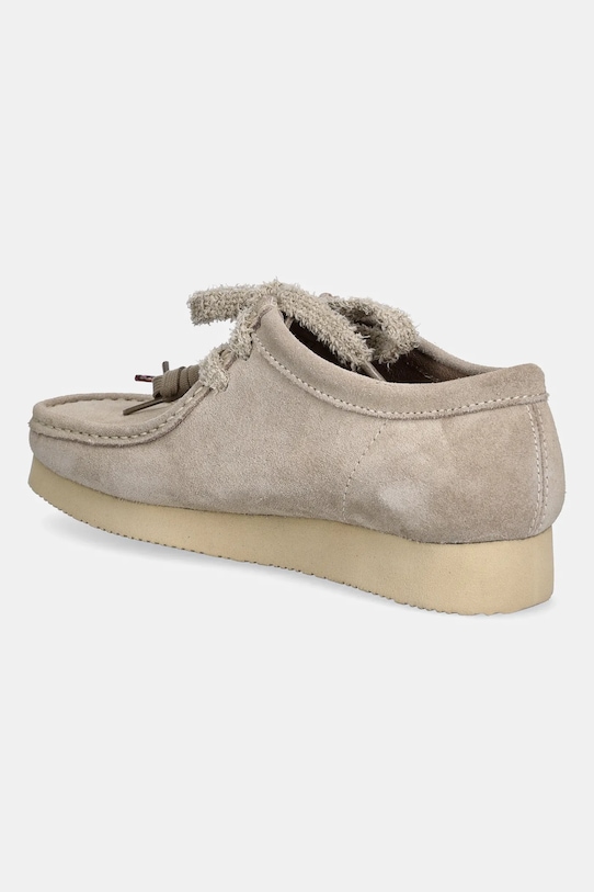 Взуття Замшеві туфлі Clarks Originals Wallabee 2604 26182221 бежевий