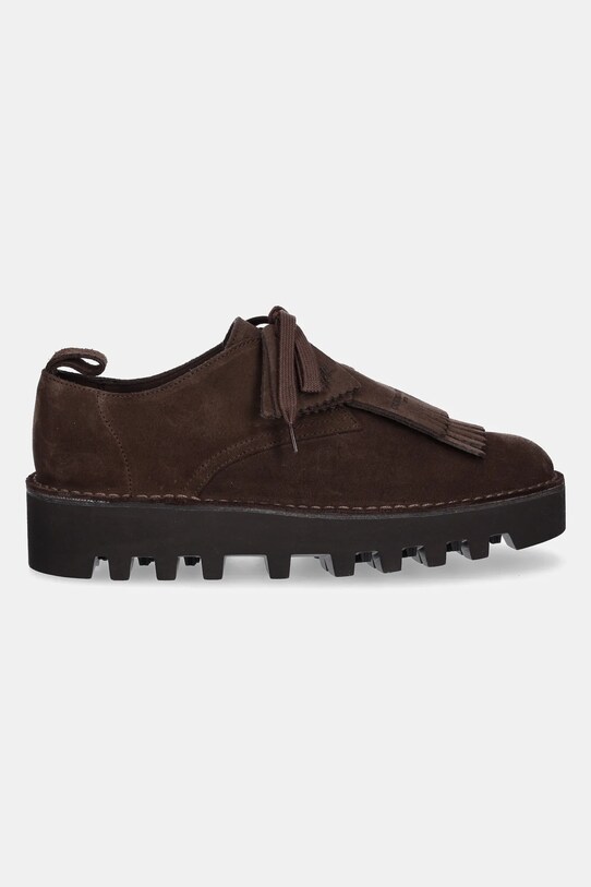Замшеві туфлі Clarks Originals x Engineered Garments Desert Khan 26183856 коричневий SS25