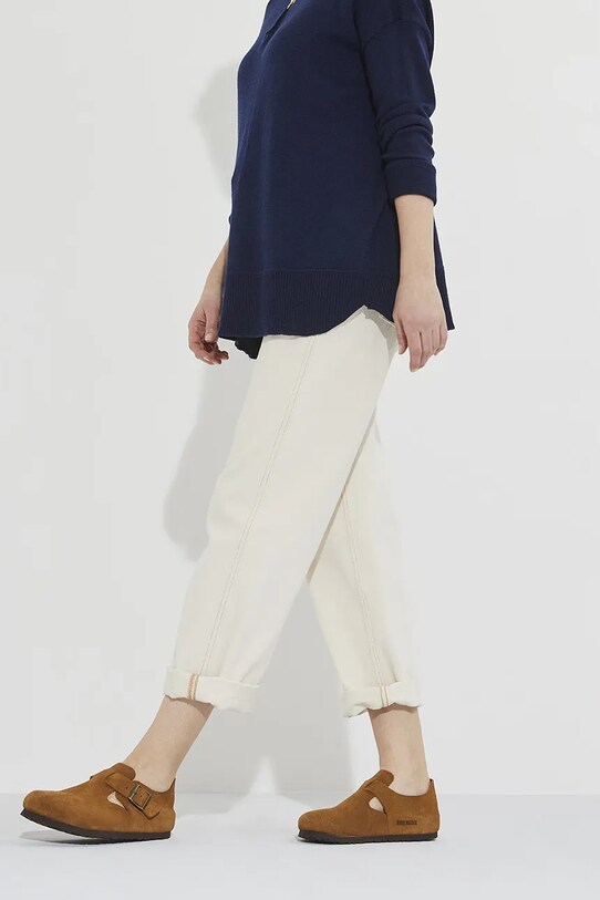 Birkenstock półbuty zamszowe London LEVE 1023519