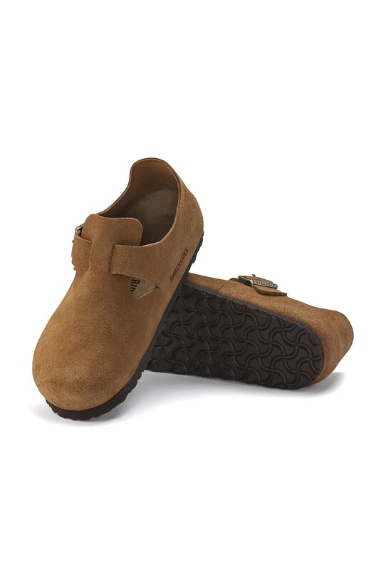 Birkenstock półbuty zamszowe London LEVE 1023519