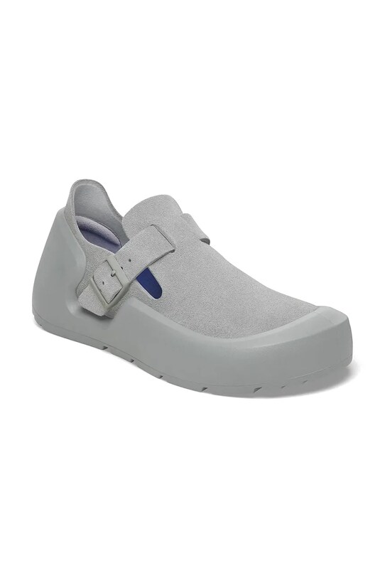 Birkenstock półbuty nubukowe Reykjavik LENB 1029600 szary SS25