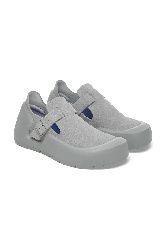 Birkenstock półbuty nubukowe Reykjavik LENB szary 1029600