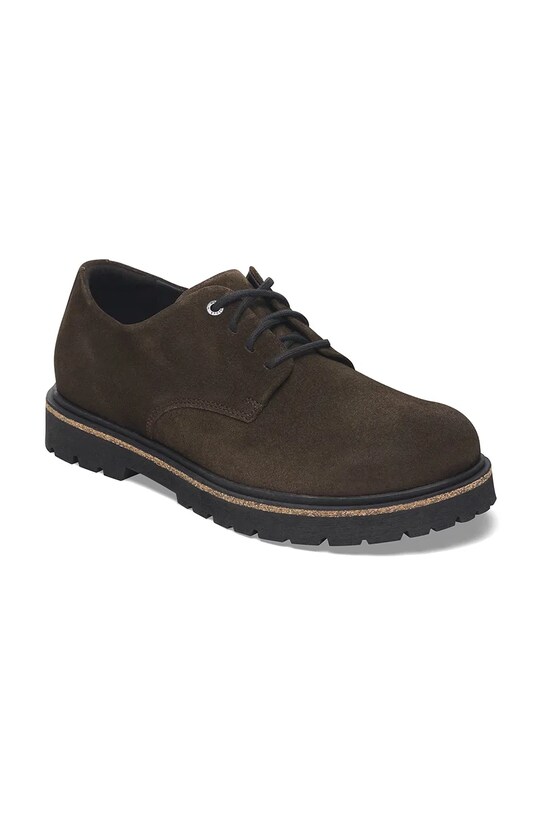 Birkenstock suede shoes Highwood Lace Low LEVE 1029609 brown SS25