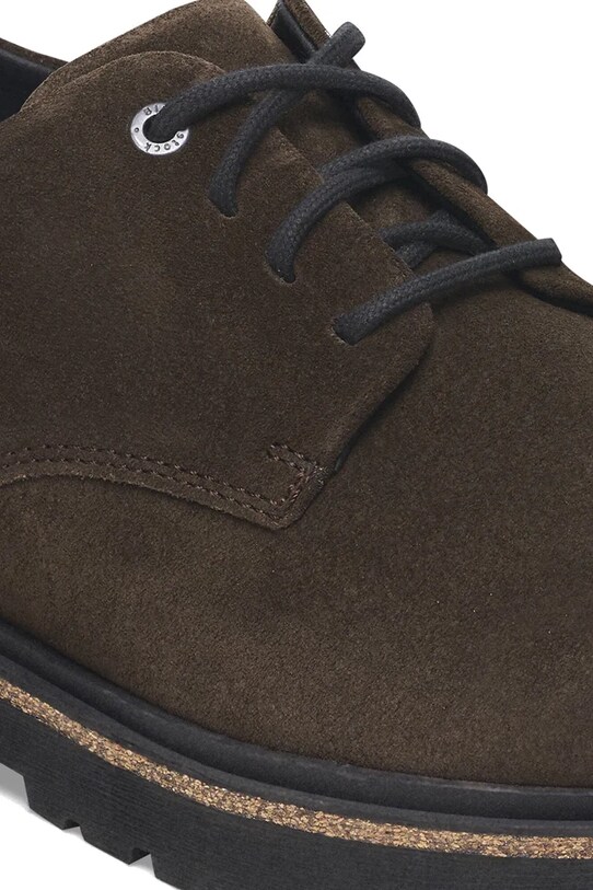 Shoes Birkenstock suede shoes Highwood Lace Low LEVE 1029609 brown