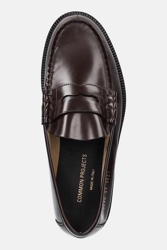 Kožené mokasíny Common Projects Loafer hnědá 2490.3621