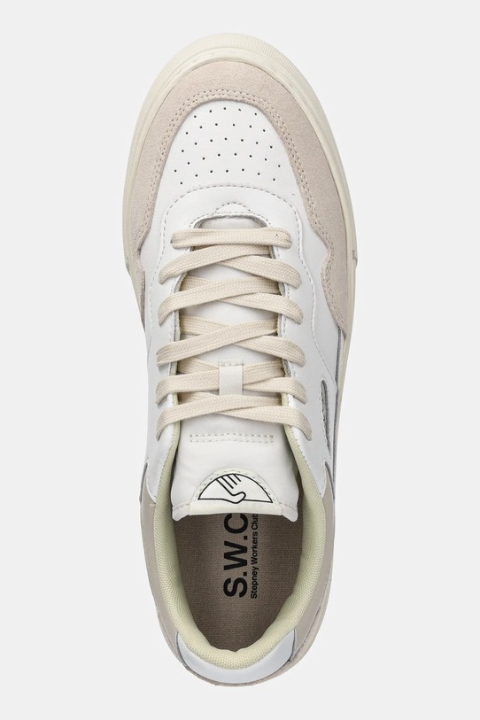 Stepney Workers Club sneakers in pelle Pearl Leather bianco YA20520