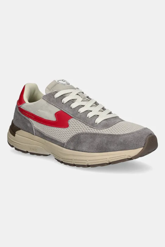 Stepney Workers Club sneakers Osier S-Strike Geo-Merged II pelle scamosciata grigio YP04551