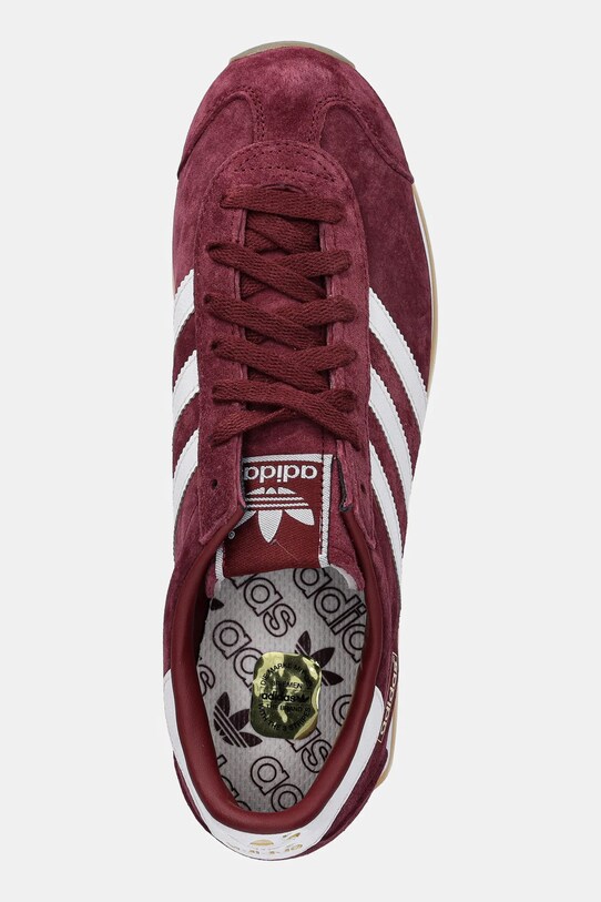 Tenisice od brušene kože adidas Originals Country Japan crvena JH9818