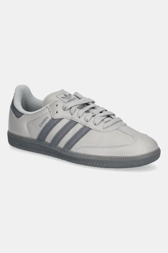 adidas Originals pantofi Samba OG mic de statură gri JI3207