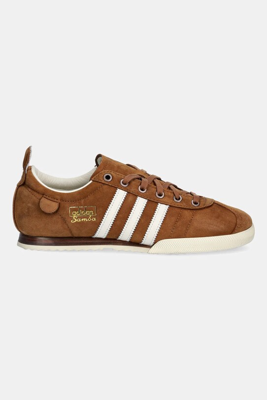 Замшевые кроссовки adidas Originals Samba JI3219 коричневый SS25
