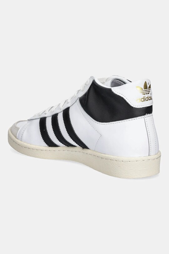 Обувки Кожени маратонки adidas Originals Jabbar Hi JI3445 бял