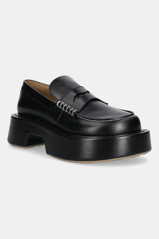 Kožené mokasíny JW Anderson Platform Moccasin casual černá FW0168.LA0020.999