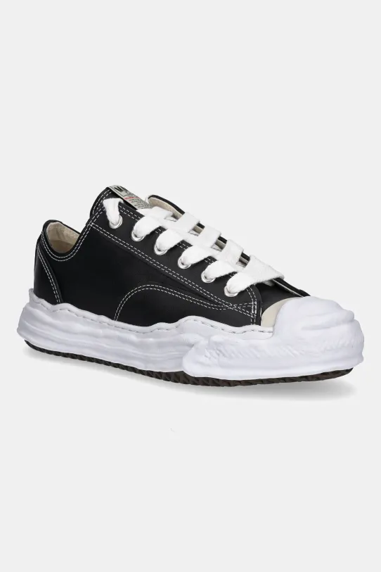 Maison MIHARA YASUHIRO tenisówki skórzane Hank Shoes czarny A05FW704