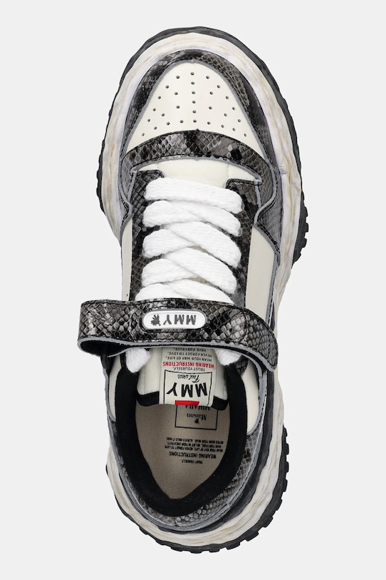 Kožené tenisky Maison MIHARA YASUHIRO Keith Shoes šedá A14FW709