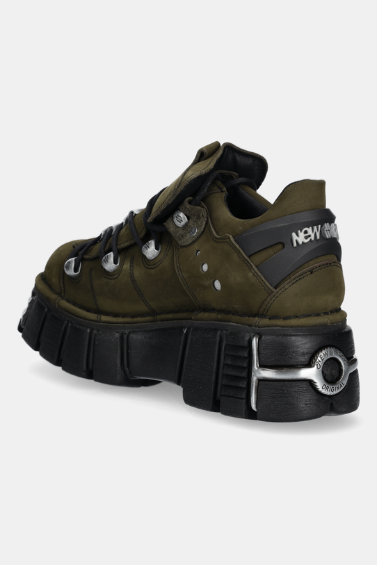 Παπούτσια Nubuck sneakers New Rock M.120N.C61 πράσινο