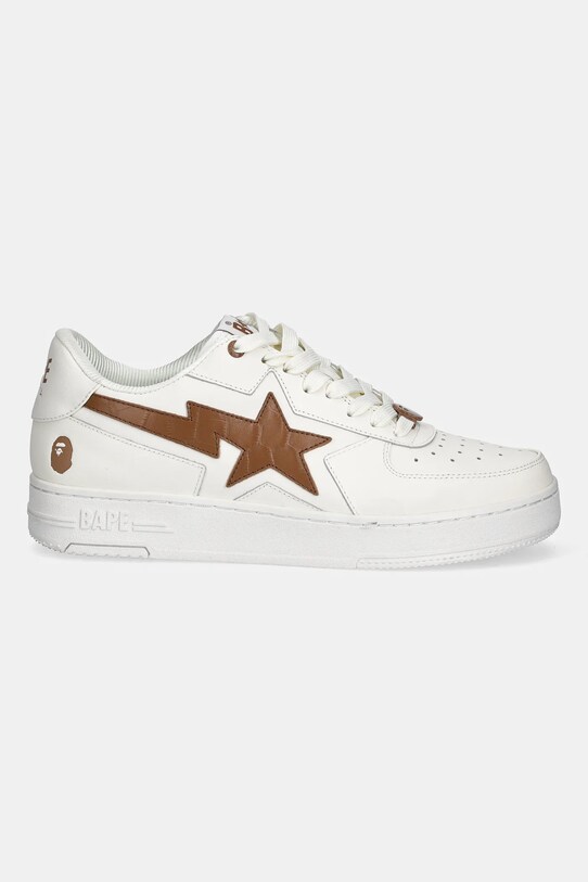 A Bathing Ape leather sneakers BAPE STA ICON #1 M2 1L30191306 white SS25