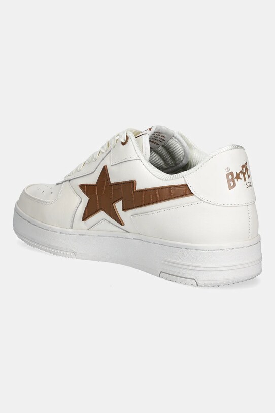 Shoes A Bathing Ape leather sneakers BAPE STA ICON #1 M2 1L30191306 white