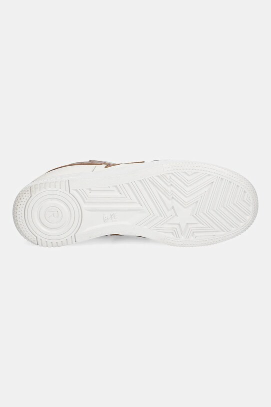 A Bathing Ape leather sneakers BAPE STA ICON #1 M2 1L30191306 white
