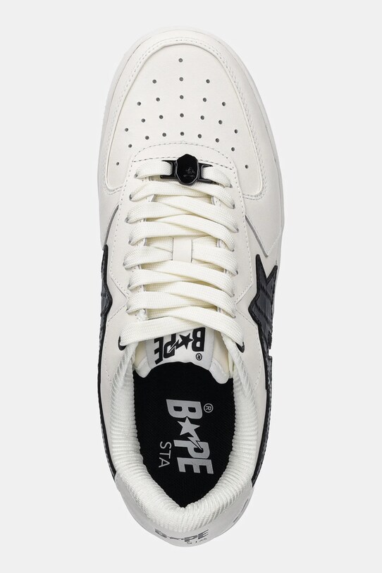 Кожени маратонки A Bathing Ape BAPE STA ICON #1 M2 бял 1L30191306