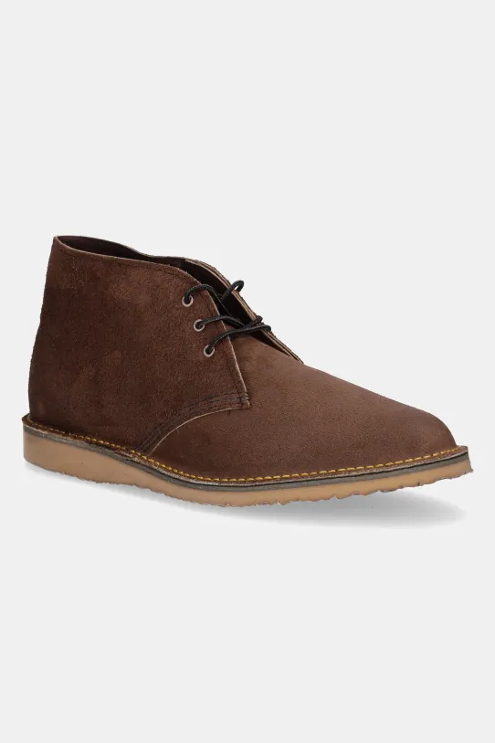 Semišové poltopánky Red Wing Weekender Chukka casual hnedá 3315.D
