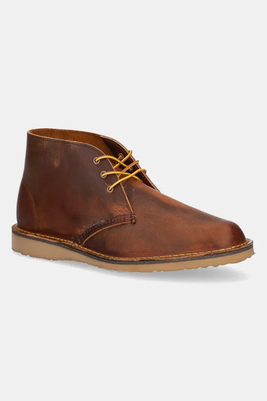 Δερμάτινα μποτάκια Red Wing Weekender Chukka χωρίς μόνωση καφέ 3622
