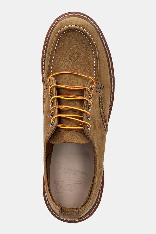 Red Wing pantofi de piele întoarsă Shop Moc Oxford verde 3113