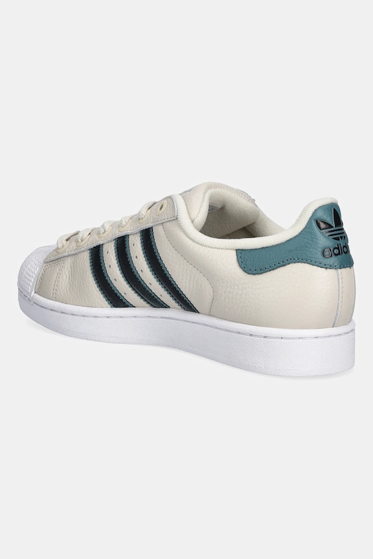 Obuwie adidas Originals sneakersy skórzane Superstar II JQ3913 beżowy
