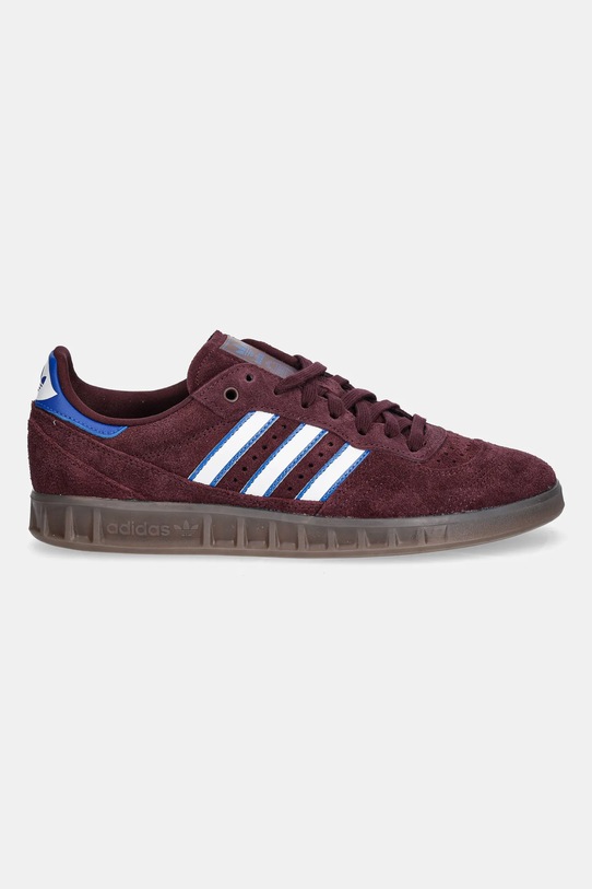 Замшеві кросівки adidas Originals Handball Top RM JR3657 бордо AW25