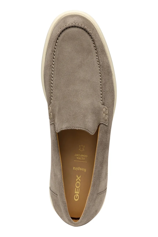 Замшеві мокасини Geox U SPHERICA EC17 U55LAD.00022.C1018 бежевий