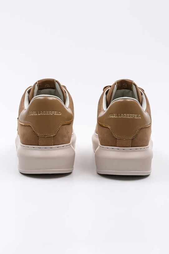 Obuwie Karl Lagerfeld sneakersy zamszowe KAPRI MENS KL52537K.2T2 brązowy