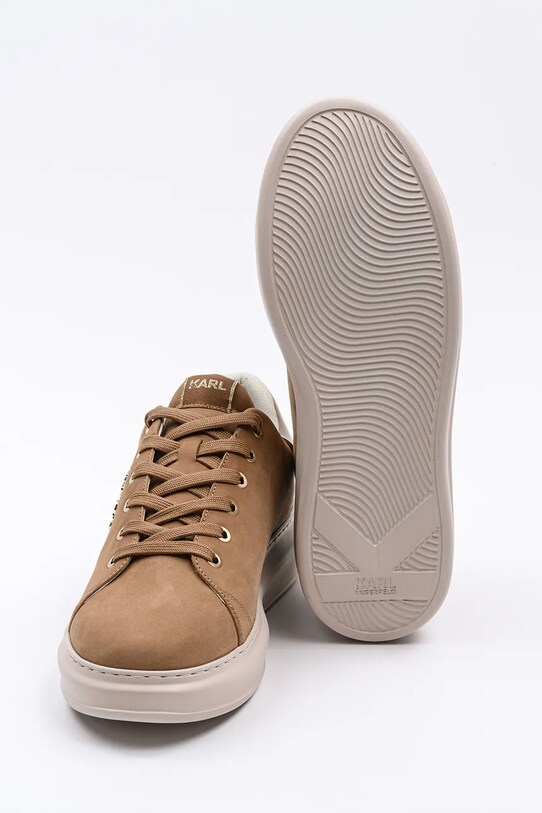 Karl Lagerfeld sneakersy zamszowe KAPRI MENS KL52537K.2T2 brązowy