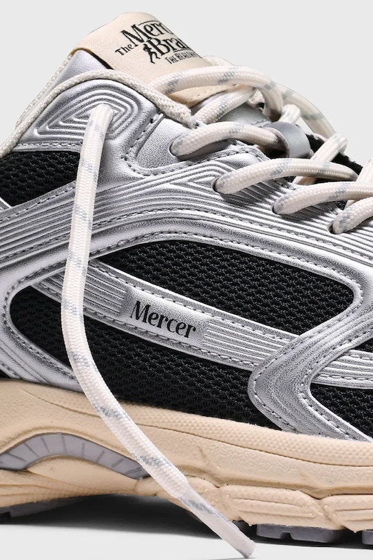 The Mercer Brand sneakersy The Re-Run High Frequency ME243019.902 srebrny