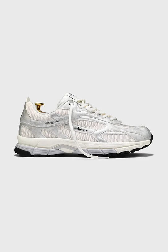 The Mercer Brand sneakers The Re-Run Metallic textil argintiu ME251005.996