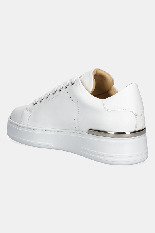 Obuwie Philipp Plein sneakersy skórzane Nappa Lo-Top Hexagon USC0670.PLE010N.01 biały