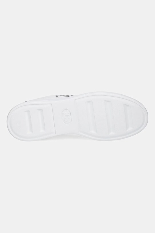 Philipp Plein sneakersy skórzane Nappa Lo-Top Hexagon USC0692.PLE075N.02 biały