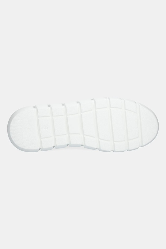 Δερμάτινα αθλητικά παπούτσια Philipp Plein Nappa Lo-Top Hexagon USC0698.PLE075N.01 λευκό