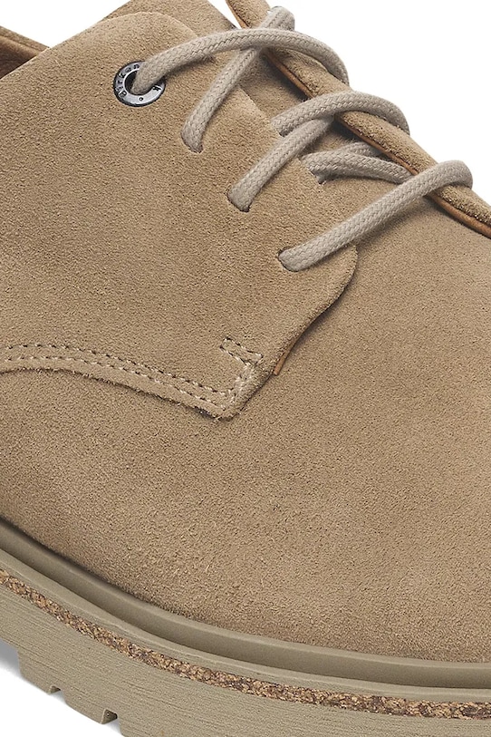 Obuwie Birkenstock półbuty zamszowe Highwood Lace Low 1029696 beżowy