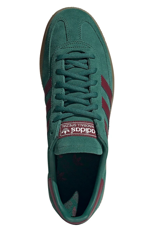Semišové tenisky adidas Originals Handball Spezial IH3841 zelená