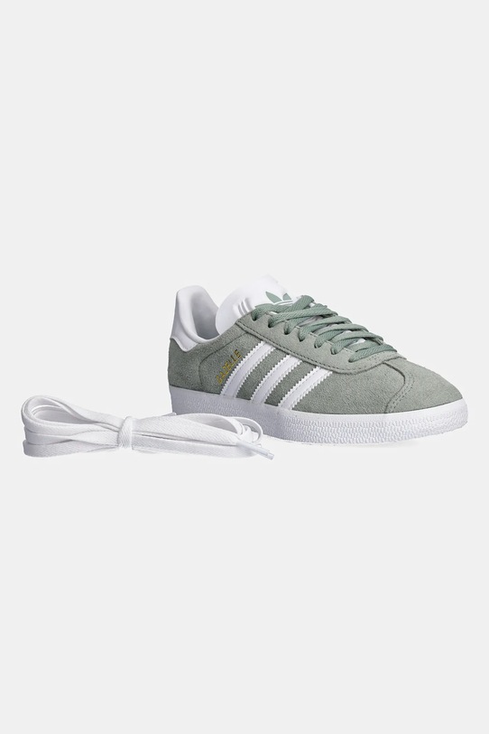 Взуття Замшеві кросівки adidas Originals Gazelle JH5384 зелений