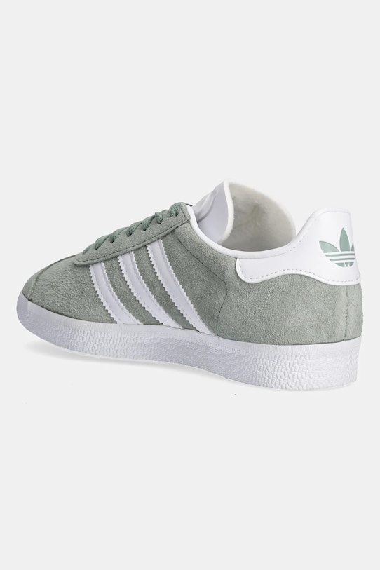 Замшеві кросівки adidas Originals Gazelle зелений JH5384