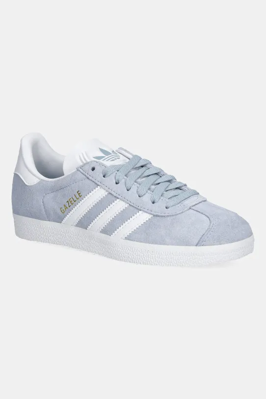 Велурени маратонки adidas Originals Gazelle изкуствена кожа син JH5385