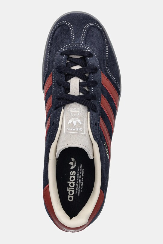 Замшеві кросівки adidas Originals Gazelle Indoor темно-синій JH5404