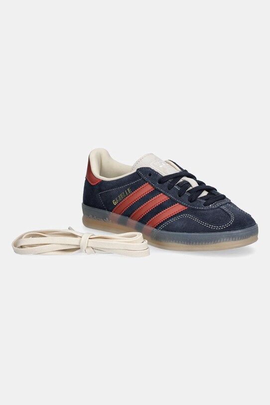 Замшеві кросівки adidas Originals Gazelle Indoor JH5404 темно-синій