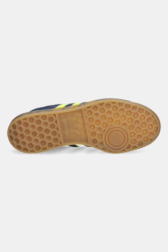 Δερμάτινα αθλητικά παπούτσια adidas Originals Hamburg JS0678 σκούρο μπλε
