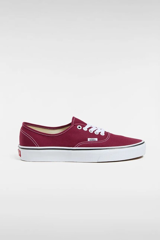 Vans tenisówki Authentic płaska bordowy VN000BW5ZCF1