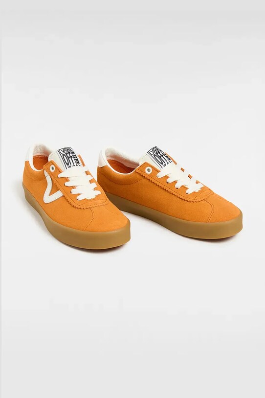 Semišové tenisky Vans Sport Low VN000CQR52K1 oranžová SS25