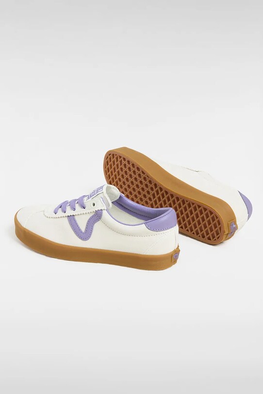 Vans adidasi de piele întoarsă pentru copii Sport Low bej VN000CQR6PH1