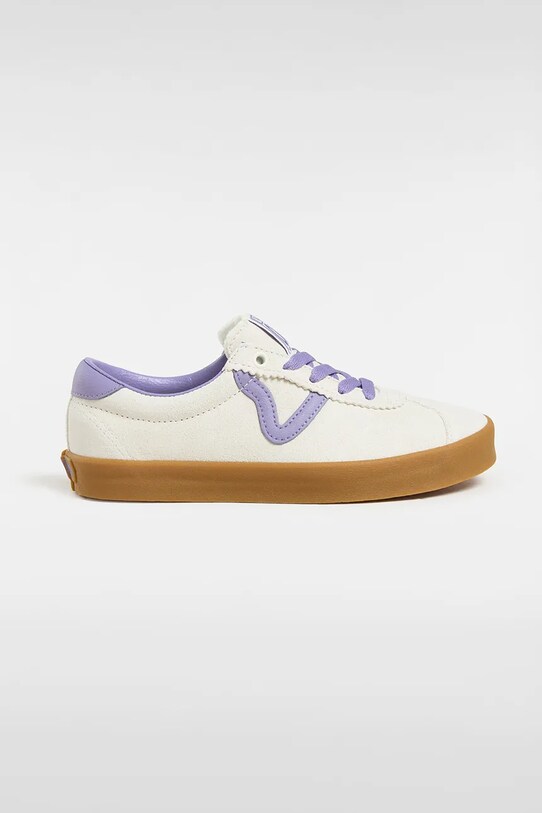 Vans tenisówki zamszowe dziecięce Sport Low skóra zamszowa szary VN000CQR6PH1